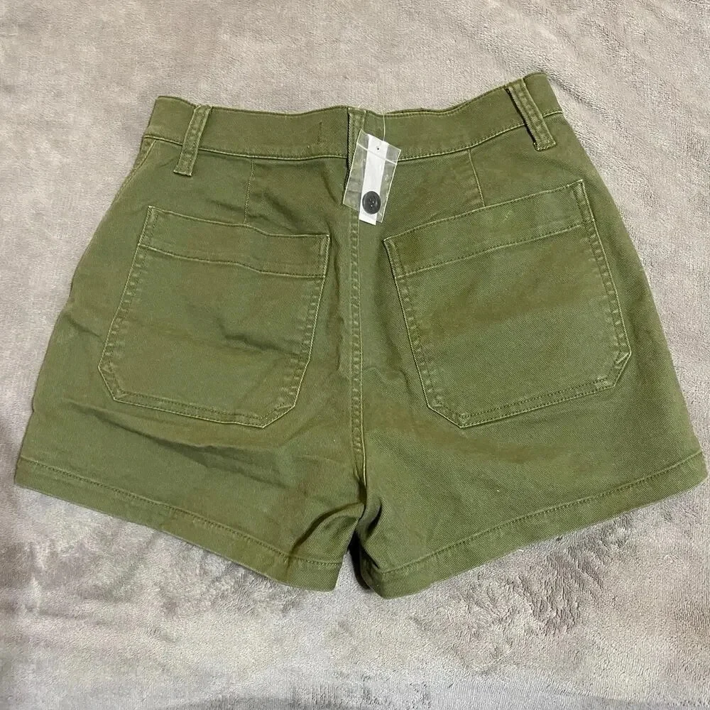 NWT Madewell Size 25 The Perfect Vintage Fatigue
Short Green Desert Olive 3.5” - Picture 5 of 11